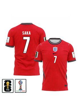 Bukayo Saka 2026 World Cup Soccer Jersey Away